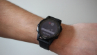 A watch showing the heart rate