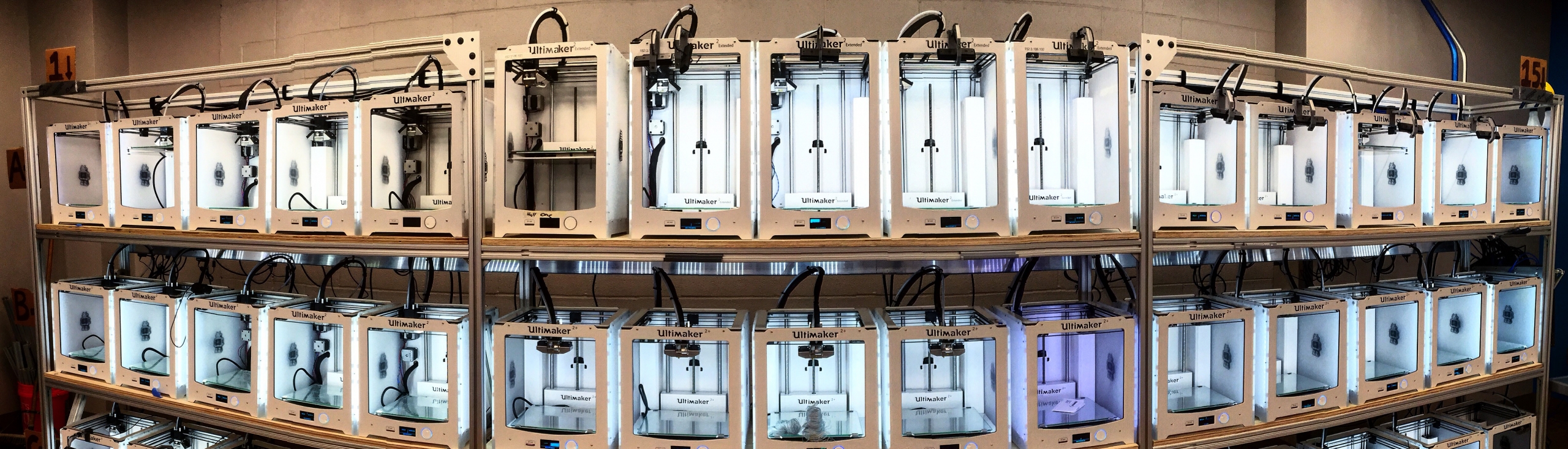 3D printers in the Duke Co-Lab
