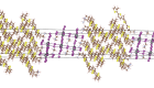 Illustration of positive charge carriers within a class of materials called perovskites