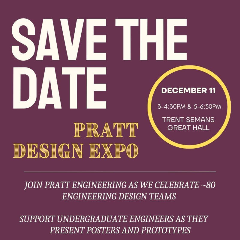 EGR Design Expo 2023 | December 11, Trent Semans Great Hall
