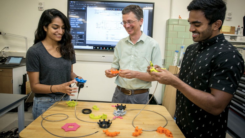 Duke BME students work in a design lab
